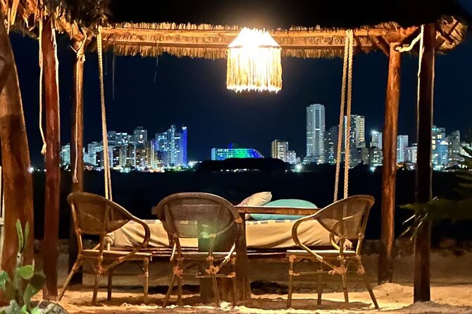 Full Day Private Wellness Experience in Tierra Bomba - Arriving at Namaste Beach Bar and Holistic Food