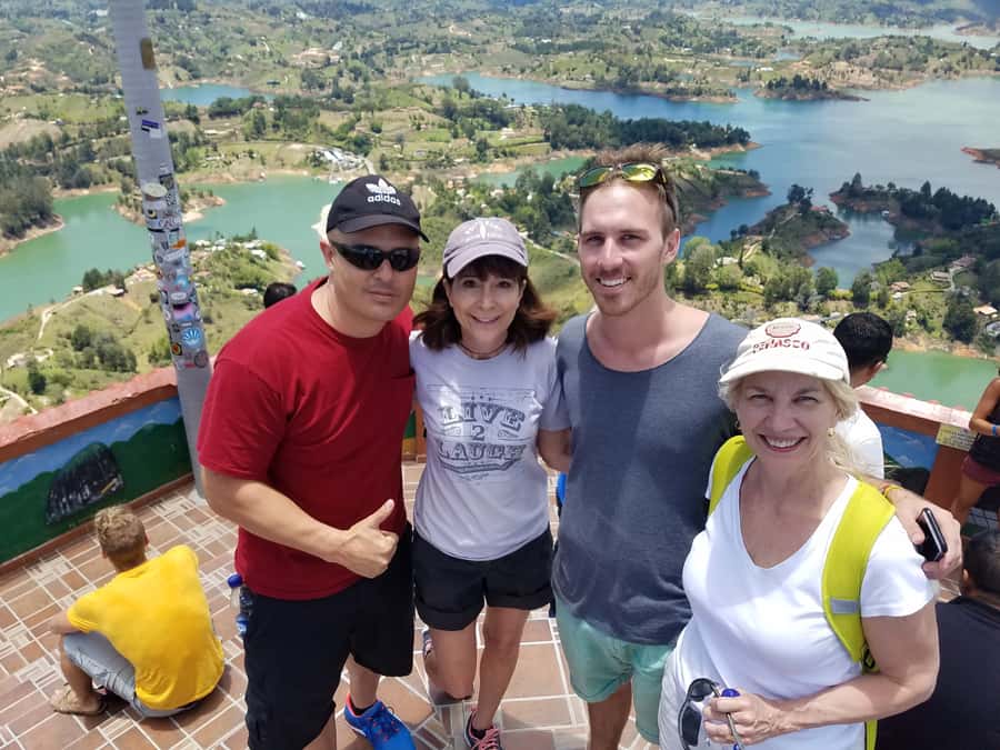 Guatape Coffee Villa including Rock Town & Waterfall - Lunch beside the Guatape lake