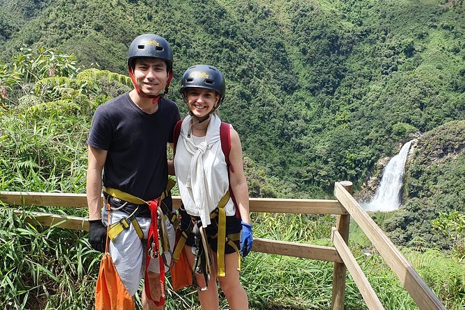 Highest Zipline and Giant Waterfall Private Tour from Medellin - The first 20-minute walk to the zipline