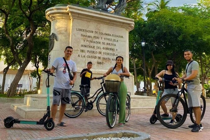 Historic Center Bike Tour - Marina Santa Marta shows the city’s modern waterfront