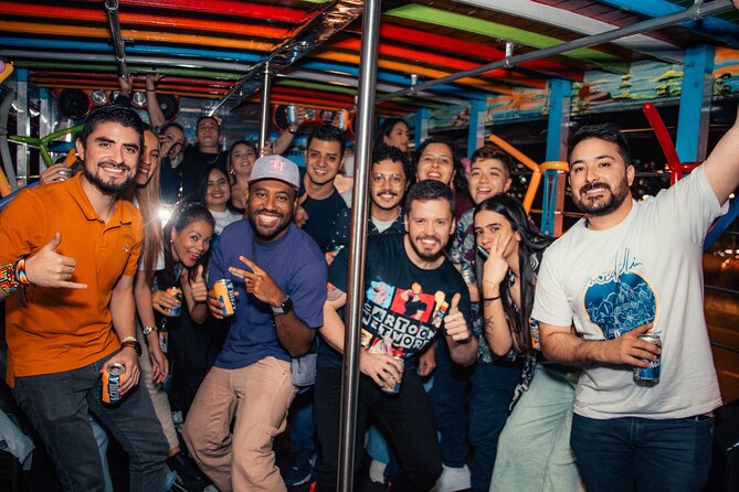 Medellin Beer Party Bus - The 4 South Bridge and Medellín after dark