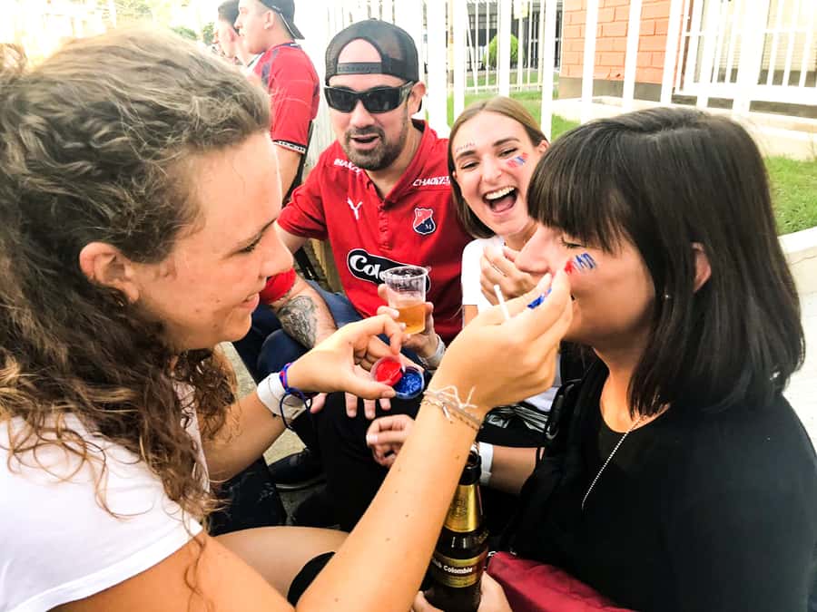 Medellin: Football Tour with Match Tickets and Pre-Game - The Local Bar: Drinks, Chants, and Face Paint