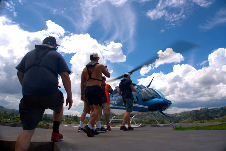 Medellín: Guatapé Private Tour with Helicopter & Boat Ride - A private boat on Guatapé Lake