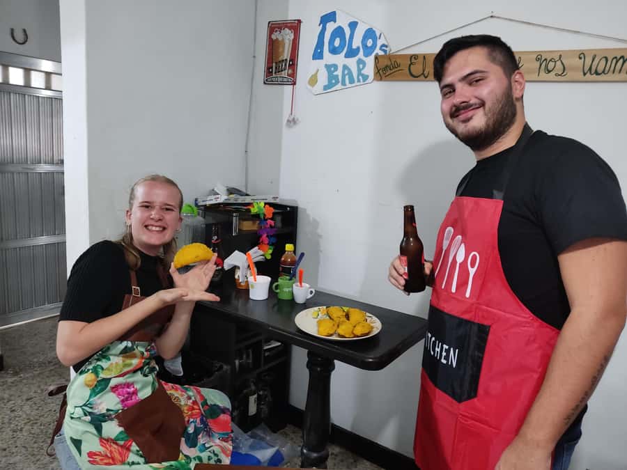 Medellin: Learn to make Colombian empanadas from scratch - Shaping the empanadas without worrying about perfection