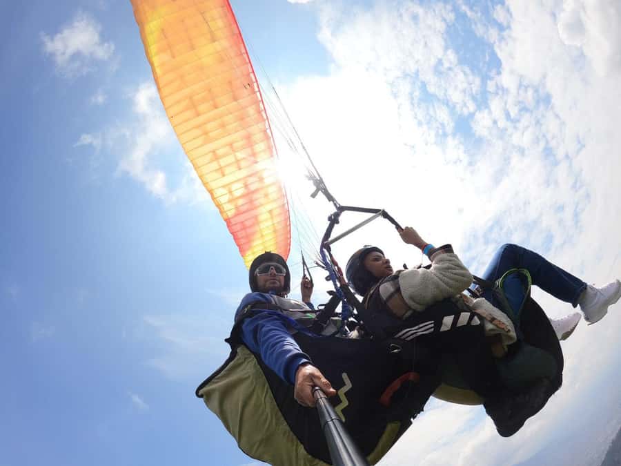 Medellin: Paragliding flight with GoPro photos and videos - Why San Felix works for a first paragliding flight