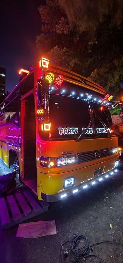 Medellin: Rumbero Party Bus with all the beer you can drink - Puente de la 4 Sur and Medellín after dark
