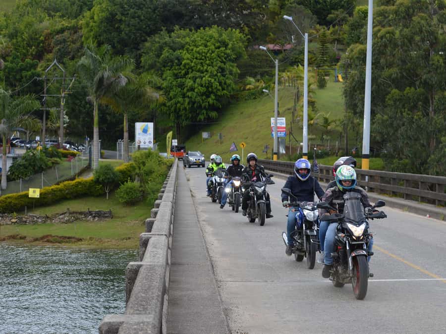 Motorcycle tour from Medellin to Guatape - The ride toward El Santuario