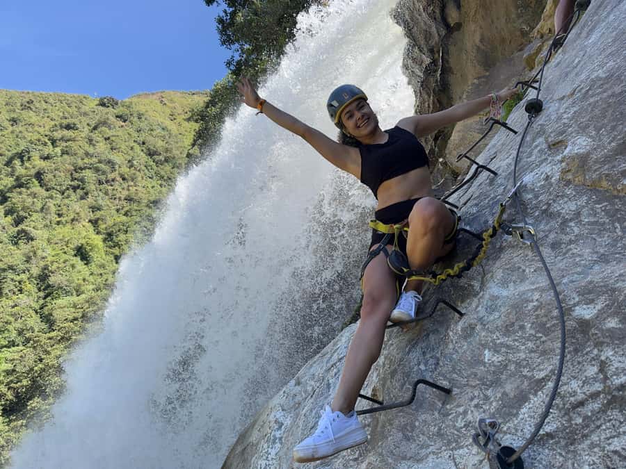 Natural Reserve: Highest Zipline, Climbing & Waterfalls - Climbing 120 meters beside the waterfall