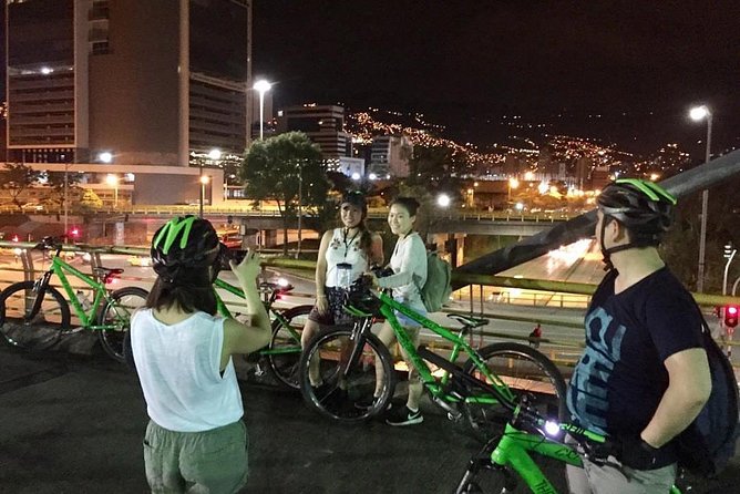 Night Bike Tour In Medellin, Typical Snacks, Beer and Spectacular Viewpoints - The climb to Pueblito Paisa
