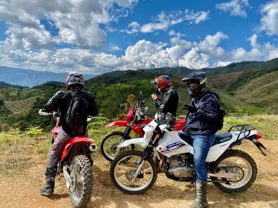 Off-road motorcycle adventure through the Medellín mountains - Riding Through Forests, Rivers, and Canyons