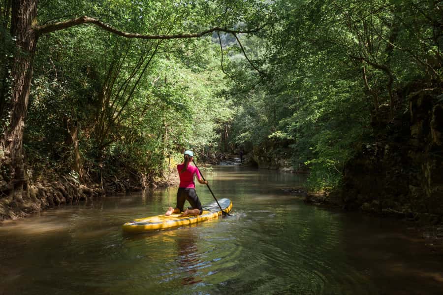 Palomino: Palomino River Paddle Board Adventure - From Palomino to Caracoli in about 10 minutes