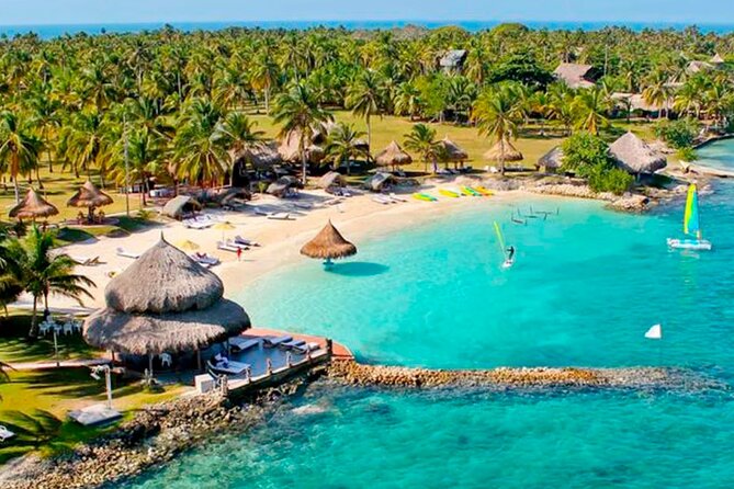 Party in Cartagena's Nearby Rosario Islands, Baru, Cholon, & More - Marina Island provides the lunch stop