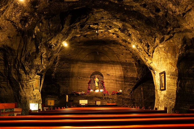 Private Tour Cathedral Sal Zipaquira and Laguna Guatavita - Entering the Salt Cathedral at Zipaquirá