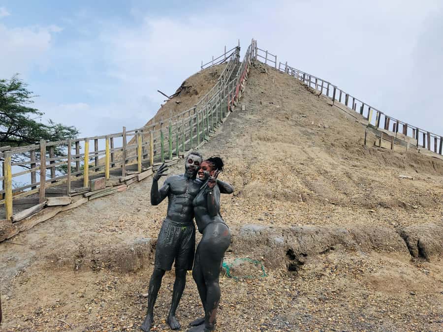 Private tour to the mud volcano - The mud’s supposed skin benefits