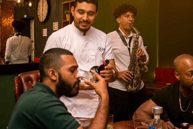 Rum & Rhythms a premium rum tasting with live music - The cheese board makes the alcohol easier