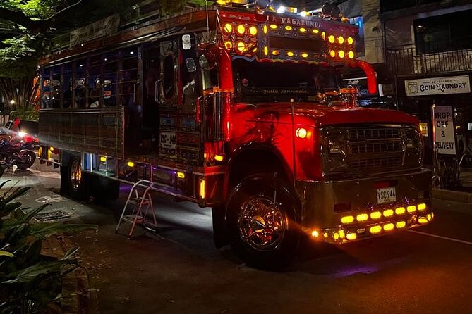 Rumbero Gastrotour through Medellín and Street Food - The 4 SUR Bridge and Medellín after dark