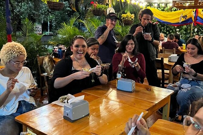 Rumbero Gastrotour through Medellín and Street Food - Poblado streets and the first Antioquian bite