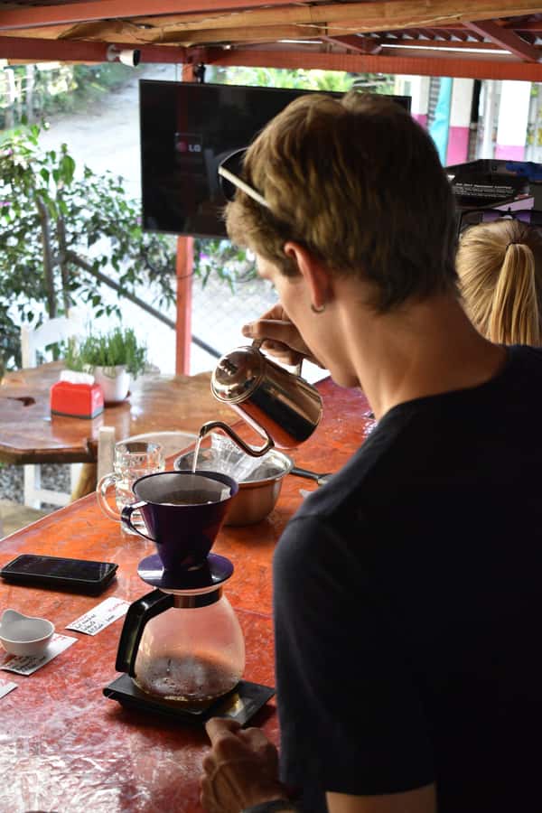 Salento: Coffee Master Roasting, Brewing and Tasting Tour - Tasting five coffees with different processing styles
