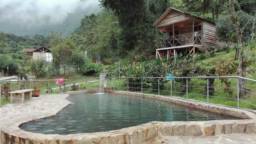 San Vicente hot springs from Pereira, Armenia or Salento - Arrival at San Vicente Hot Springs
