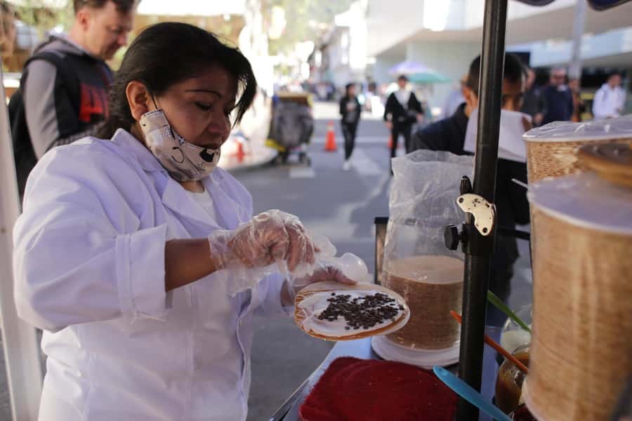 Shared Tour Bogota's Street Local Food - Empanadas and the first taste of Colombia