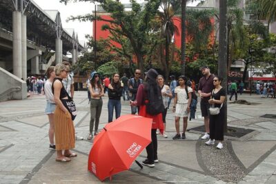 Shared Tour Historic Center of Medellin with Audio System