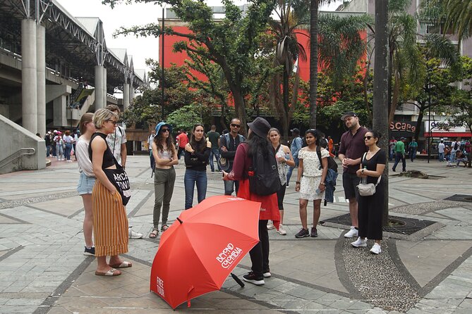 Shared Tour Historic Center of Medellin with Audio System - Pedro Nel Gómez’s mural and the Berrio Metro area