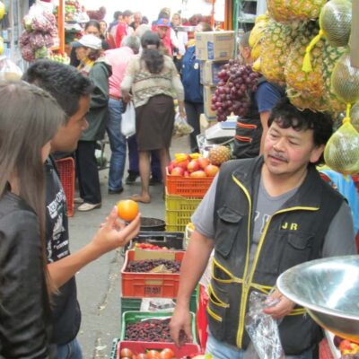 Shared Tour of Colombian Exotic Fruit at Paloquemao Market