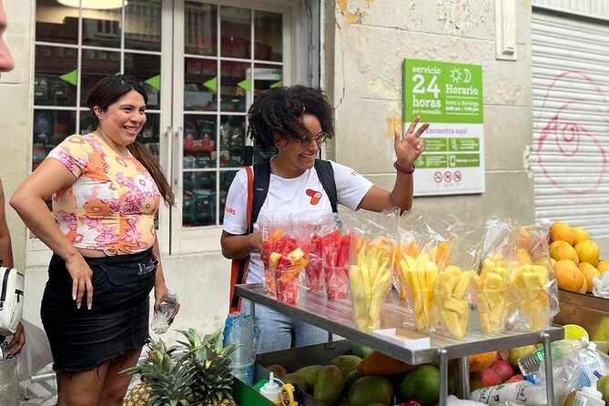 Street Food Tour in Cartagena - Palito de Caucho serves plantain with suero