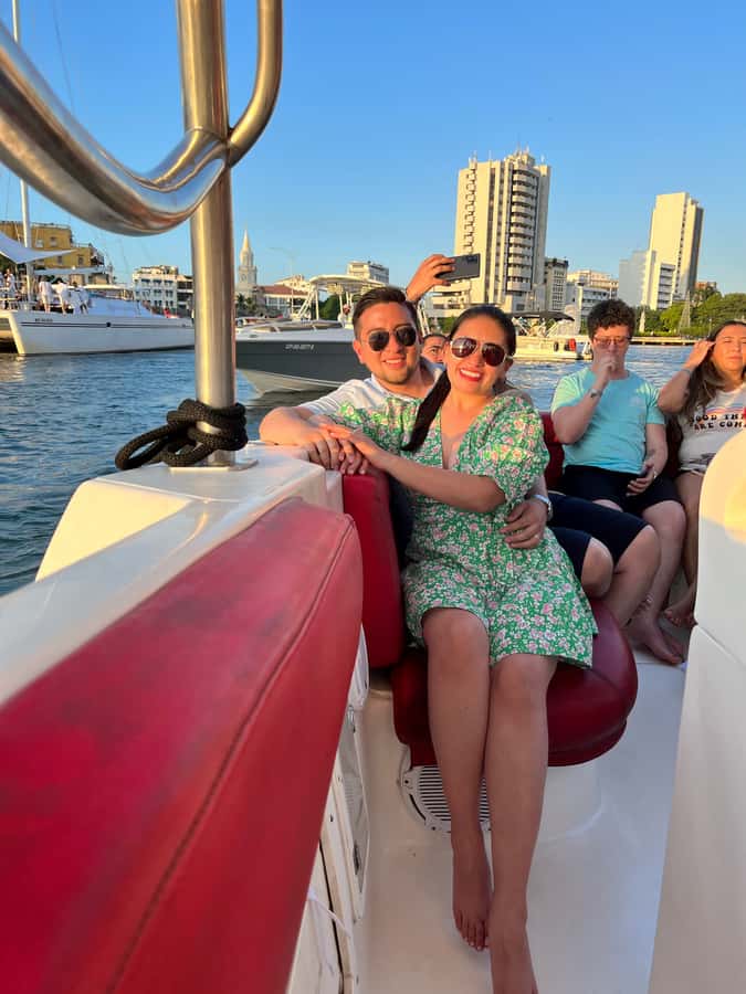 Sunset boat tour open bar and free club entrance Cartagena - Starting at Sibarita del Mar