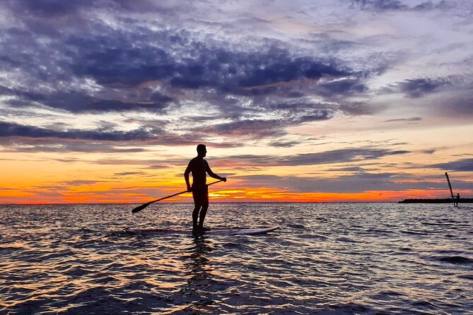SUNSET GLOW Tour PaddleBoard - Entering the Bay at 5:45 p.m.