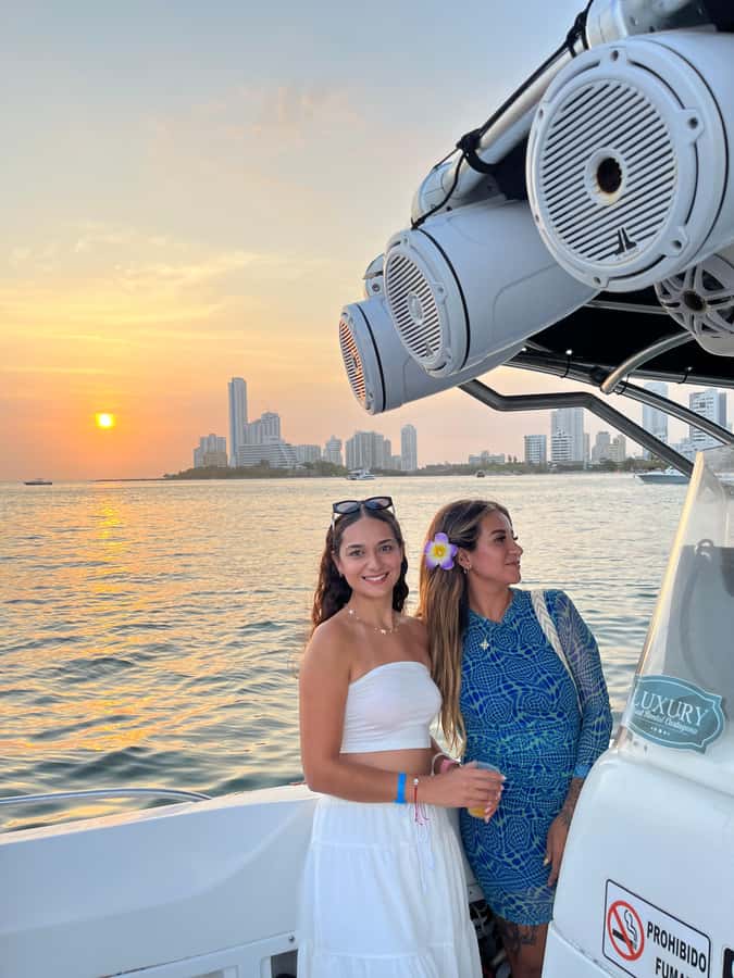 Sunset Party open bar on the bay while sharing with locals - Meeting at the Pegasus Pier by the Clock Tower