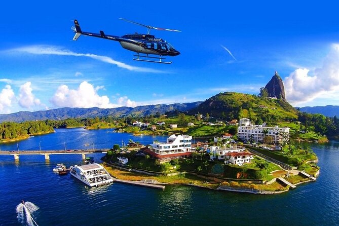 The best private tour to Guatapé and Helicopter ride + Guatapé's rock +Boat ride - Why this makes a strong Medellín day trip