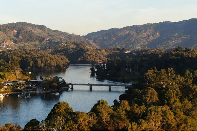 The best private tour to Guatapé and Helicopter ride + Guatapé's rock +Boat ride - Climbing El Peñón de Guatapé