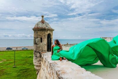 The Original Flying Dress PhotoShoot in Cartagena