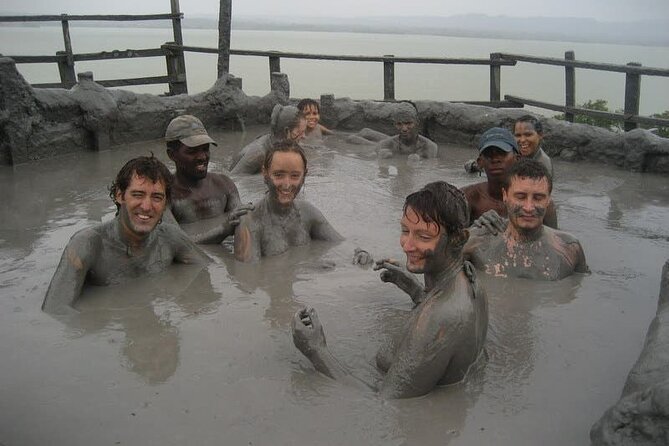 Totumo Mud Volcano from Cartagena - Getting into the mud at El Totumo