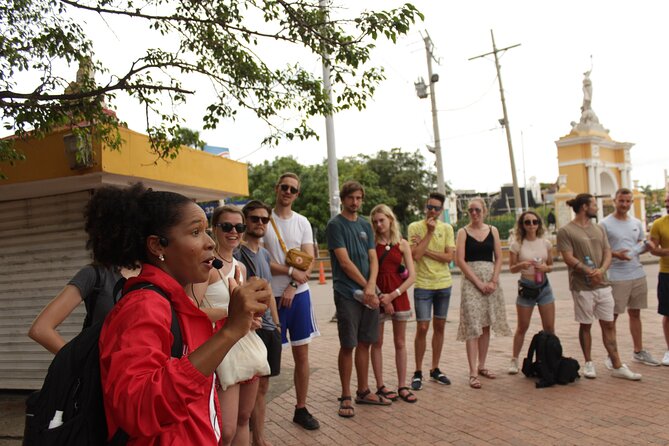 Walled Cartagena: Group Tour with Live Audio System - San Ignacio and the city walls